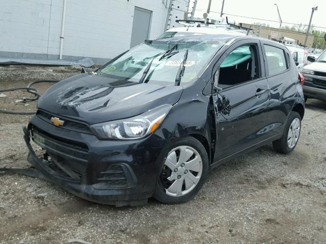 KL8CA6SA2GC574667 - 2016 CHEVROLET SPARK LS BLACK photo 2