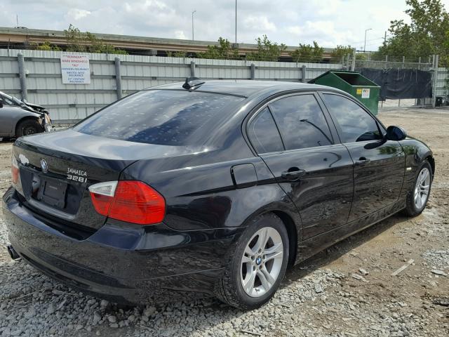 WBAVA33598P142469 - 2008 BMW 328 I BLACK photo 4