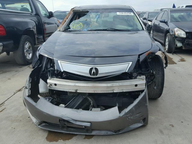 19UUA8F38EA007635 - 2014 ACURA TL SE CHARCOAL photo 9