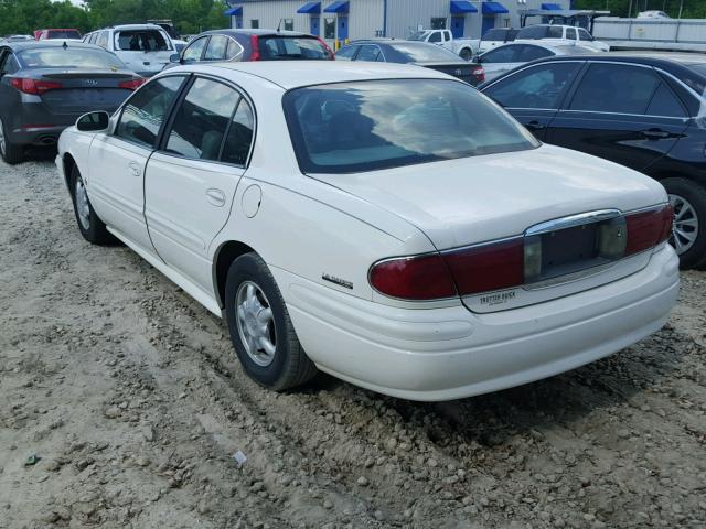 1G4HP54K51U176216 - 2001 BUICK LESABRE CU WHITE photo 3