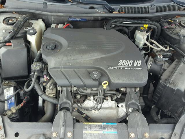 2G1WS553681375176 - 2008 CHEVROLET IMPALA POL BLACK photo 7