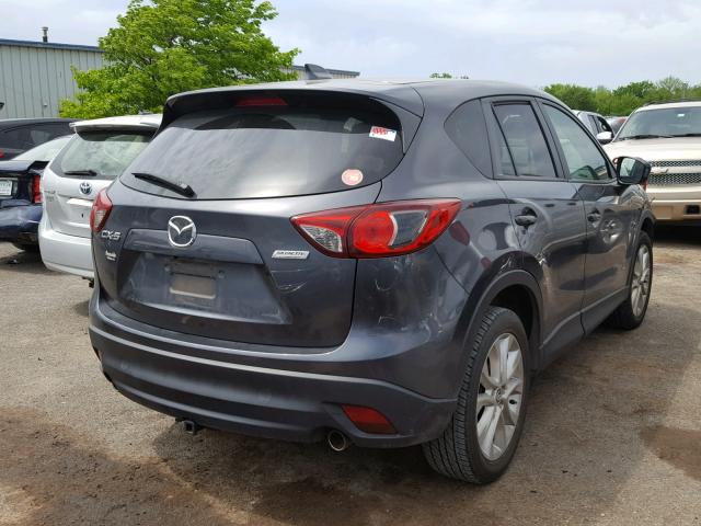 JM3KE2DY0E0384883 - 2014 MAZDA CX-5 GT GRAY photo 4