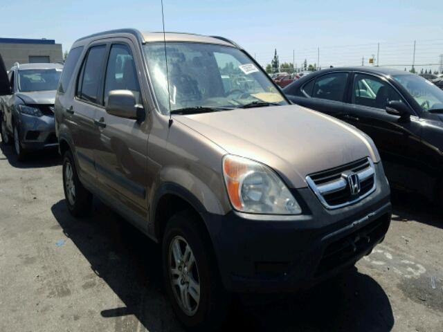 JHLRD78863C035128 - 2003 HONDA CR-V EX BROWN photo 1