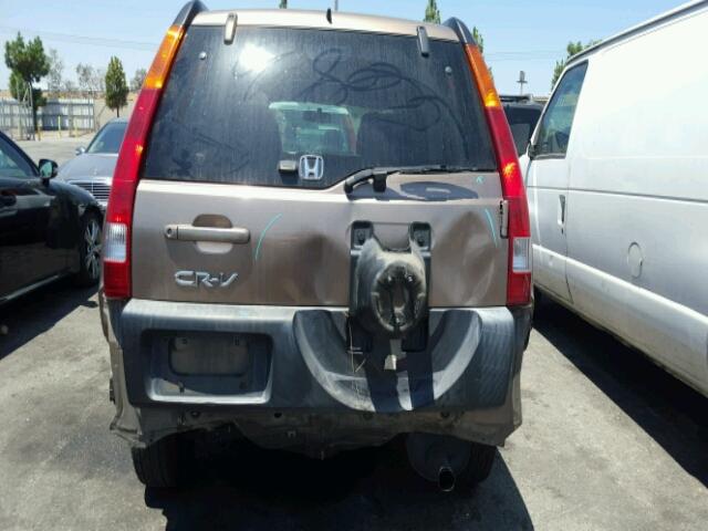 JHLRD78863C035128 - 2003 HONDA CR-V EX BROWN photo 9