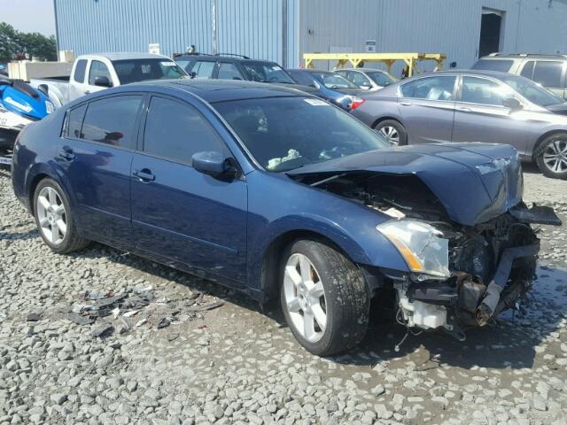 1N4BA41E94C896140 - 2004 NISSAN MAXIMA SE BLUE photo 1