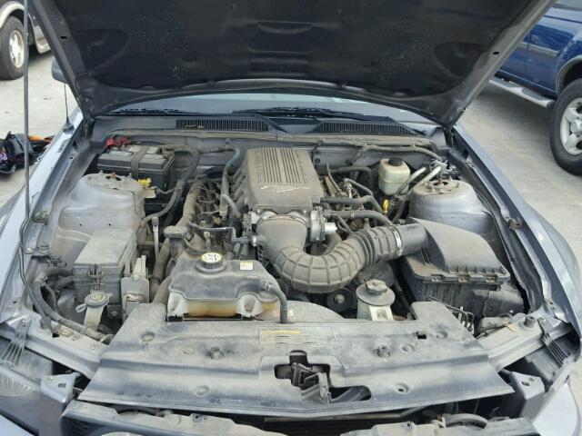 1ZVHT82H475197230 - 2007 FORD MUSTANG GT GRAY photo 7