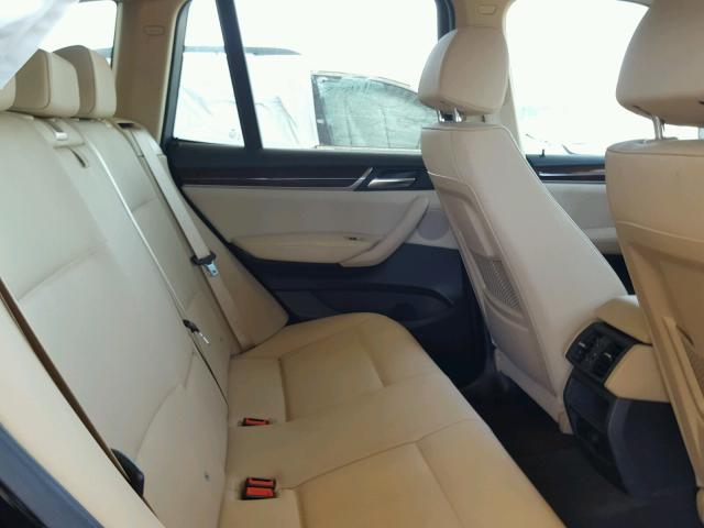 5UXWZ7C59H0T43710 - 2017 BMW X3 SDRIVE2 Қара фото 6