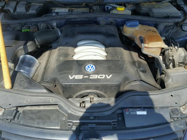 WVWBH63B51P024787 - 2001 VOLKSWAGEN PASSAT GLX 蓝色 照片 7