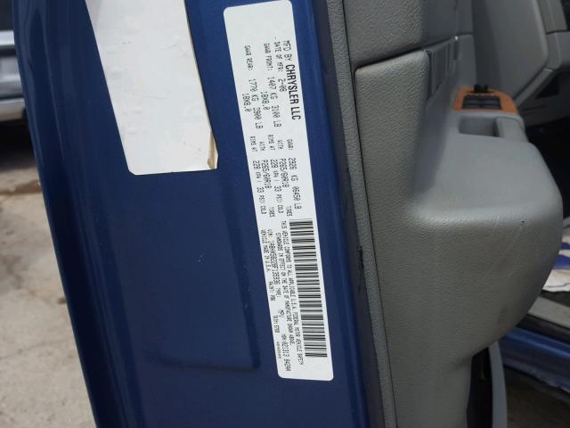 1A8HX58228F135936 - 2008 CHRYSLER ASPEN LIMI 蓝色 照片 10