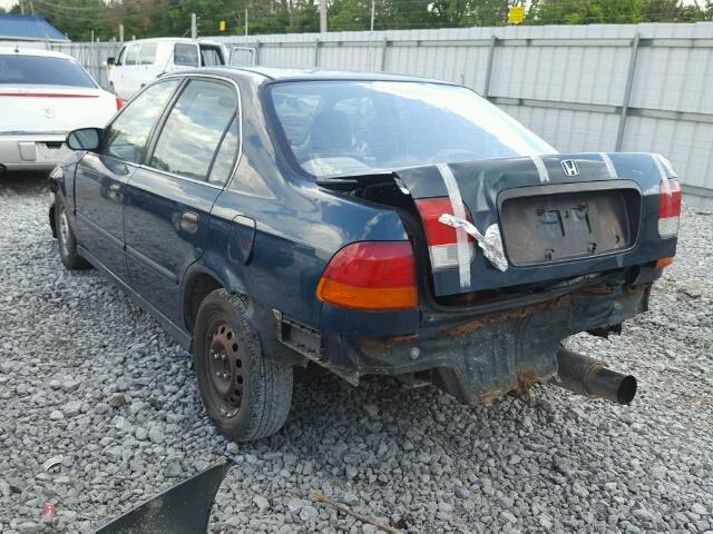 1HGEJ6679WL008178 - 1998 HONDA CIVIC LX GREEN photo 3