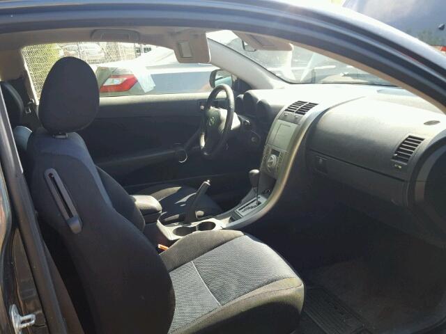 JTKDE177250062303 - 2005 TOYOTA SCION TC შავი ფოტო 5