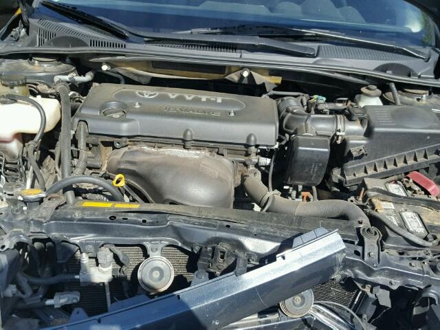 JTKDE177250062303 - 2005 TOYOTA SCION TC შავი ფოტო 7