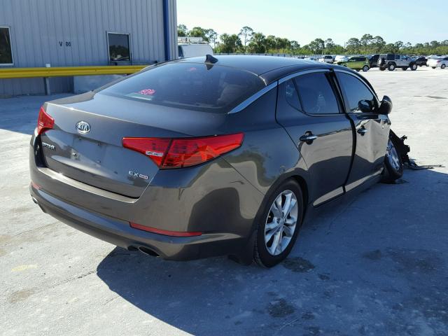 5XXGN4A72CG089009 - 2012 KIA OPTIMA EX BROWN photo 4