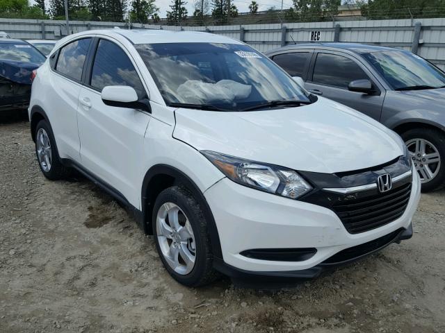 3CZRU5H36JM702677 - 2018 HONDA HR-V LX WHITE photo 1