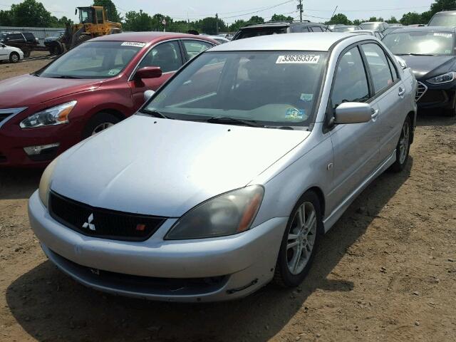 JA3AJ66F96U008520 - 2006 MITSUBISHI LANCER RAL GRAY photo 2