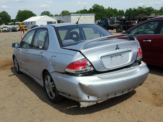 JA3AJ66F96U008520 - 2006 MITSUBISHI LANCER RAL GRAY photo 3