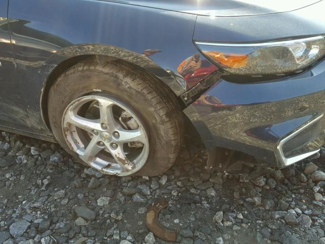 1G1ZB5ST4HF241499 - 2017 CHEVROLET MALIBU LS Mavi foto 9