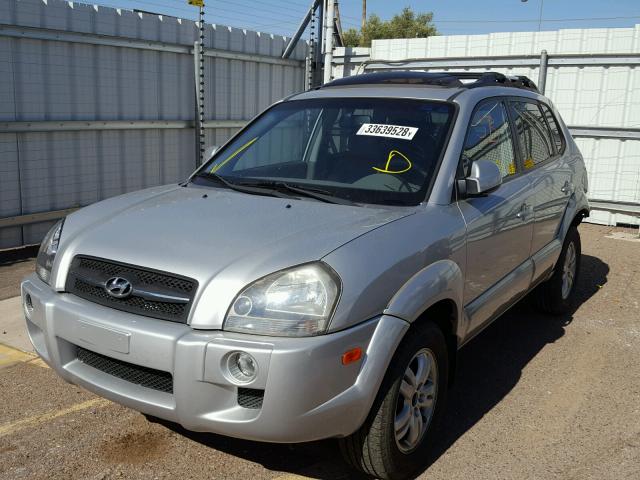 KM8JN12DX7U675493 - 2007 HYUNDAI TUCSON SE SILVER photo 2