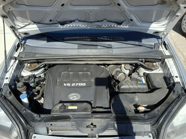 KM8JN12DX7U675493 - 2007 HYUNDAI TUCSON SE SILVER photo 7