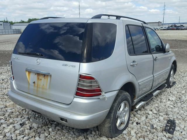 4JGAB54E4YA199069 - 2000 MERCEDES-BENZ ML 320 SILVER photo 4