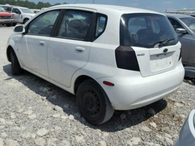 KL1TD66607B694100 - 2007 CHEVROLET AVEO BASE Ağ foto 3