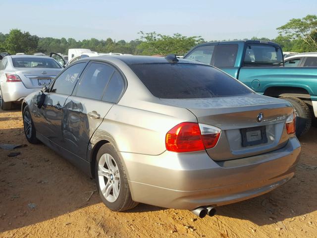 WBAVA335X8P142724 - 2008 BMW 328 I GOLD photo 3