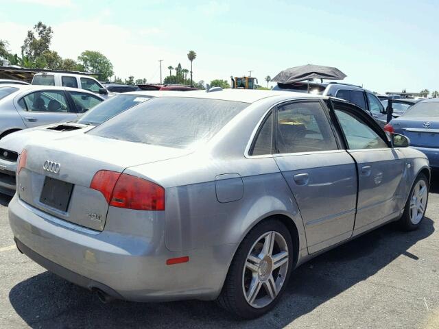 WAUDF68E85A450769 - 2005 AUDI A4 SILVER photo 4