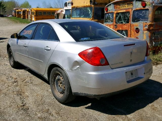 1G2ZF55B264292950 - 2006 PONTIAC G6 SE SILVER photo 3