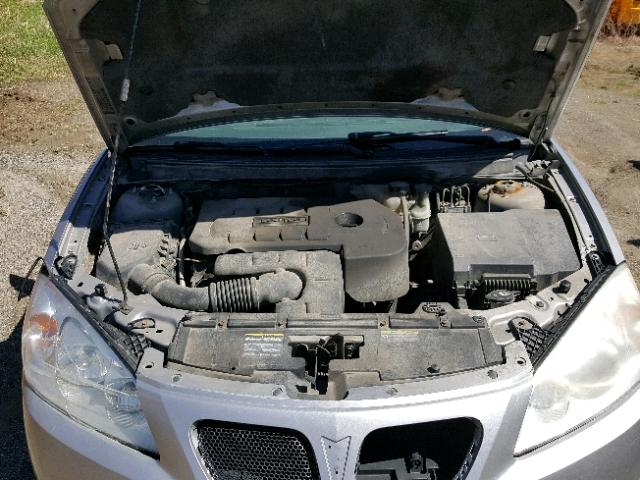 1G2ZF55B264292950 - 2006 PONTIAC G6 SE SILVER photo 7