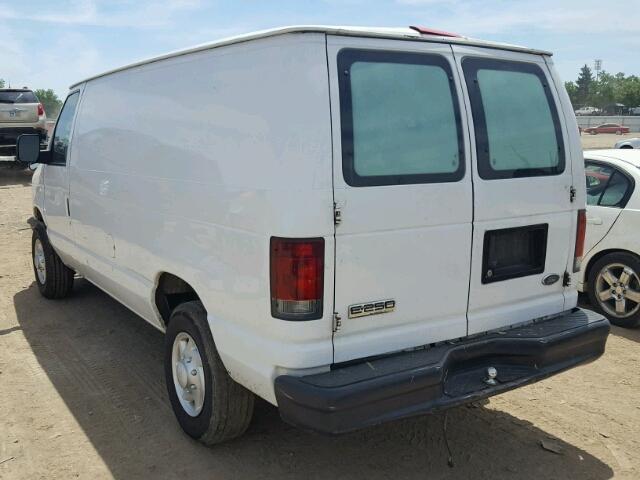 1FTNE24L68DA07384 - 2008 FORD ECONOLINE WHITE photo 3