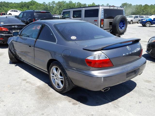 19UYA42663A011786 - 2003 ACURA 3.2CL TYPE GRAY photo 3