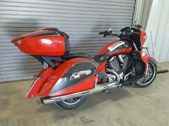 5VPTW36N1F3040628 - 2015 VICTORY MOTORCYCLES CROSS COUN RED photo 4