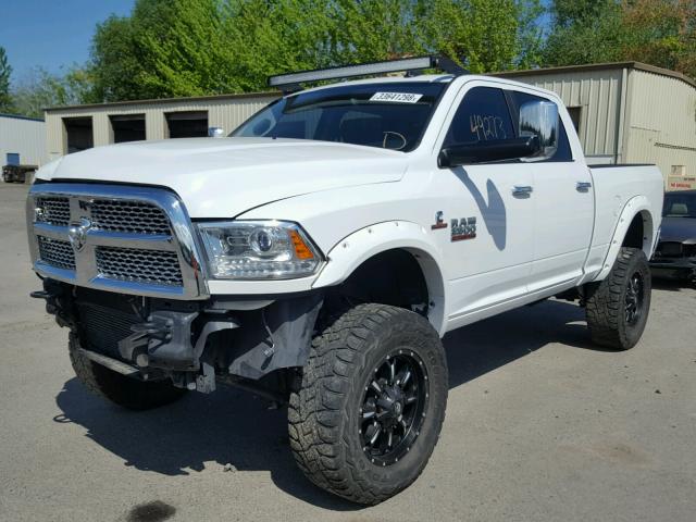 3C6UR5FL0EG314022 - 2014 RAM 2500 LARAM WHITE photo 2