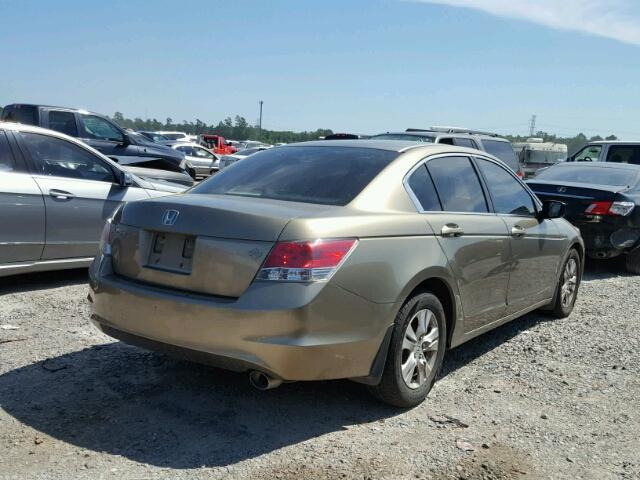 1HGCP26429A069618 - 2009 HONDA ACCORD LXP GOLD photo 4