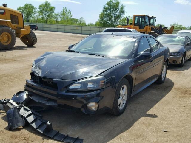 2G2WS522651290275 - 2005 PONTIAC GRAND PRIX BLACK photo 2