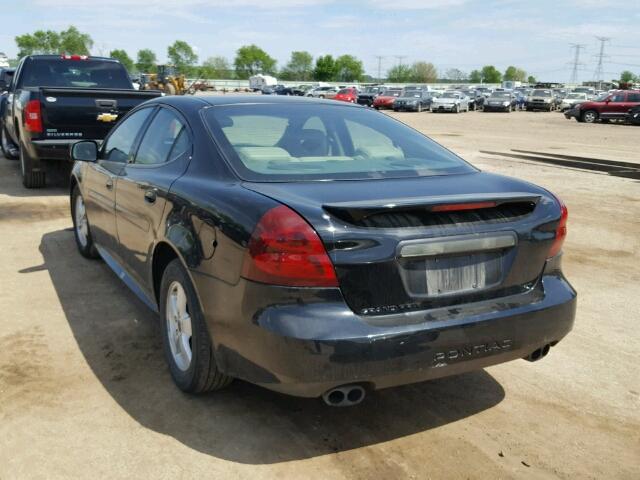 2G2WS522651290275 - 2005 PONTIAC GRAND PRIX BLACK photo 3