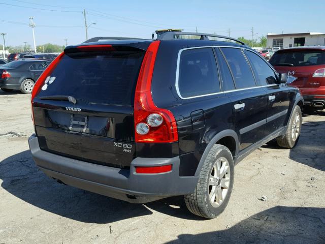 YV1CM59H641061208 - 2004 VOLVO XC90 BLACK photo 4