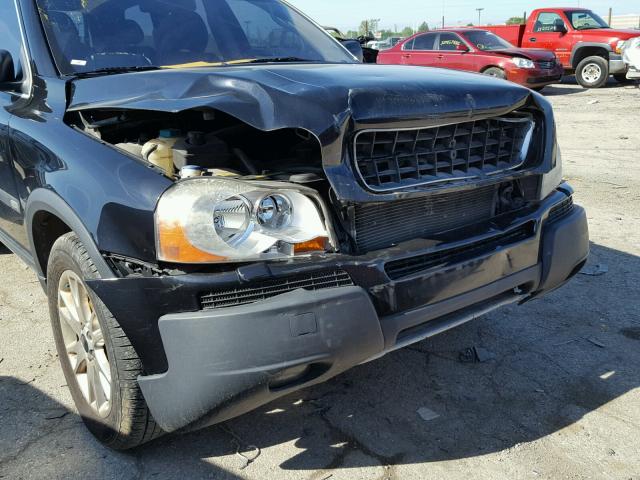 YV1CM59H641061208 - 2004 VOLVO XC90 BLACK photo 9