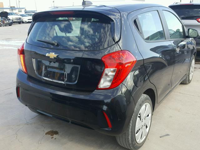 KL8CB6SA8GC574945 - 2016 CHEVROLET SPARK LS BLACK photo 4