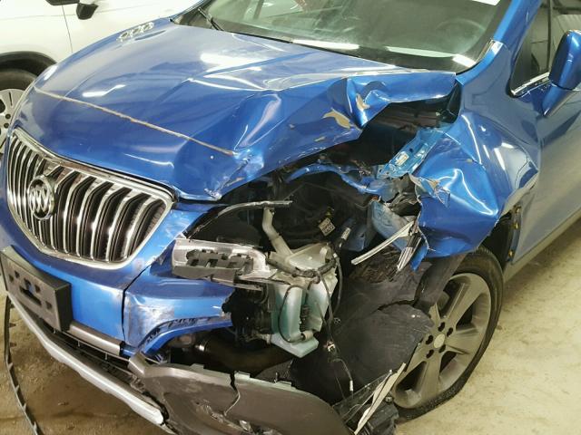KL4CJBSB2EB612954 - 2014 BUICK ENCORE CON 蓝色 照片 9