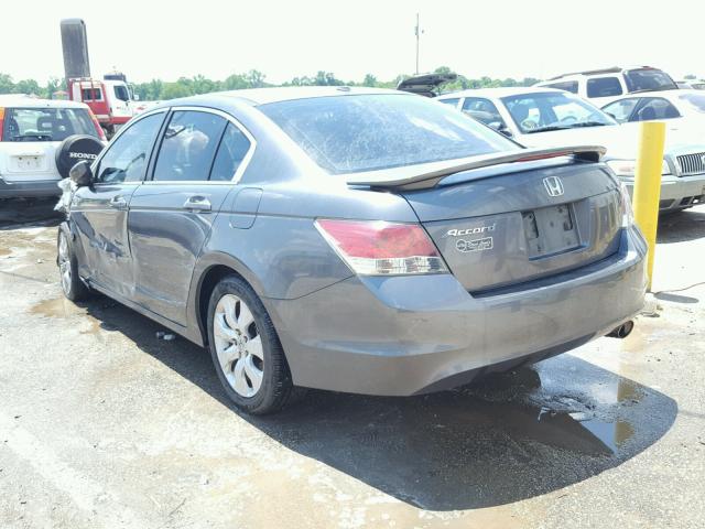 1HGCP268X8A152392 - 2008 HONDA ACCORD EXL GRAY photo 3