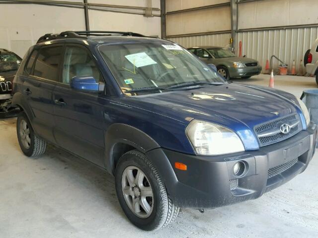 KM8JN12D65U210769 - 2005 HYUNDAI TUCSON GLS BLUE photo 1