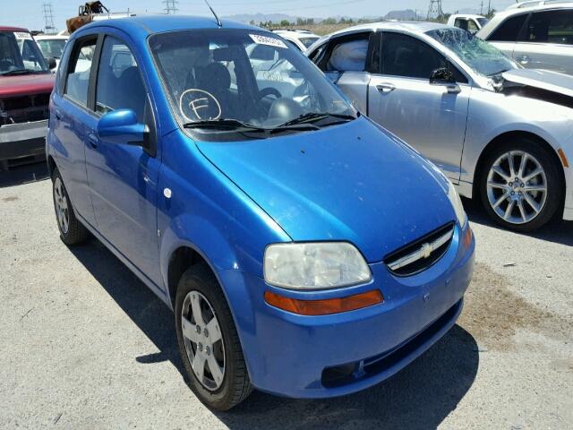 KL1TD66628B251657 - 2008 CHEVROLET AVEO BASE BLUE photo 1