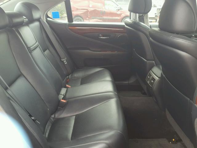 JTHBL46F175000443 - 2007 LEXUS LS 460 SILVER photo 6