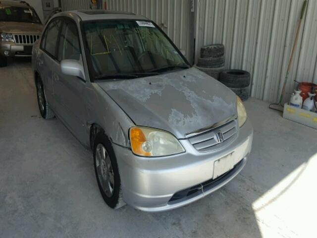 2HGES267X2H584228 - 2002 HONDA CIVIC EX ვერცხლისფერი ფოტო 1