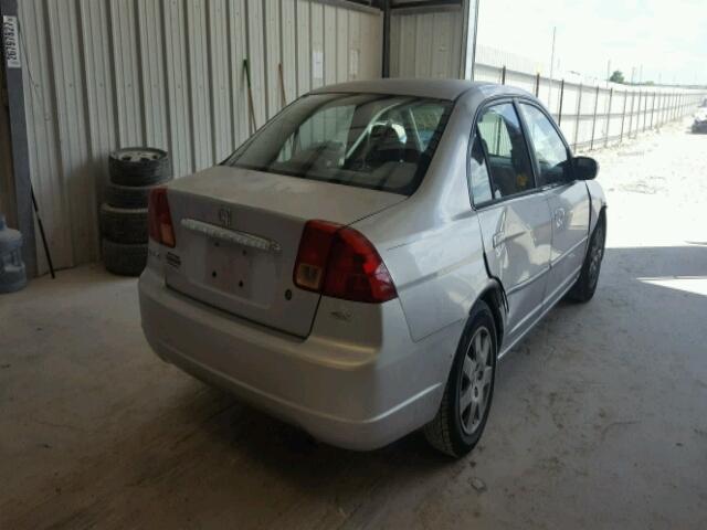 2HGES267X2H584228 - 2002 HONDA CIVIC EX ვერცხლისფერი ფოტო 4