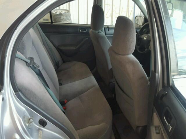 2HGES267X2H584228 - 2002 HONDA CIVIC EX ვერცხლისფერი ფოტო 6