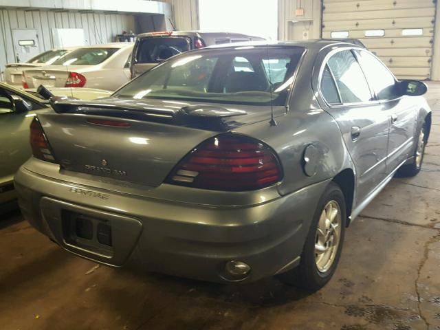 1G2NF52EX4M639788 - 2004 PONTIAC GRAND AM S GRAY photo 4
