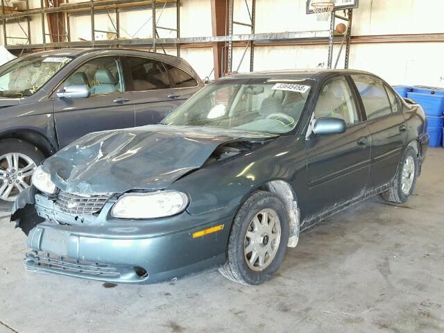 1G1NE52J4X6195143 - 1999 CHEVROLET MALIBU LS GREEN photo 2