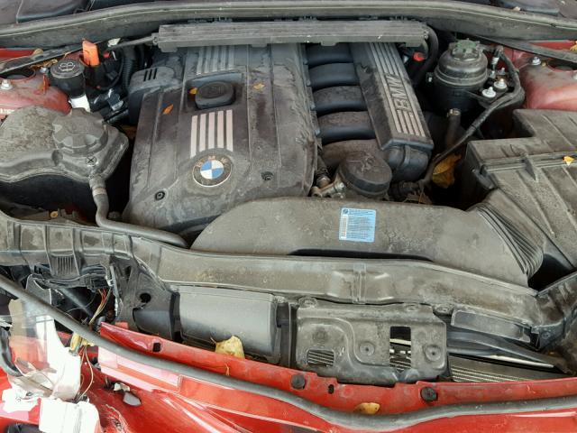 WBAUL73538VJ74732 - 2008 BMW 128 I RED photo 7